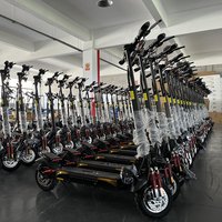 EMANBA AB ABD Deposu 48V 52V Çift Motorlu Elektrikli Scooter Yetişkin Elektrikli Scooter İki Tekerlekli Katlanabilir E-Scooter