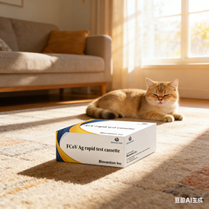 Cassette de Prueba de Antígeno del Coronavirus Felino (FCoV) con Base de Oro Coloidal para Uso en Clínicas Veterinarias - Product Image 3