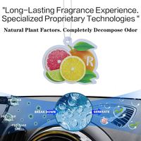 Désodorisant pour voiture en papier au design personnalisé, parfum super puissant et durable, différentes odeurs, désodorisant personnalisé pour voiture avec logo