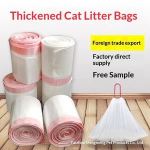 Sacs à litière pour chat jetables épaissis, sacs poubelles en plastique à fermeture automatique, sacs à excréments pour chat, modèle MMD-02, fabriqué en Chine - Product Image 3