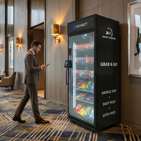 Distributeur automatique intelligent IA avec vision artificielle, prix dynamique et surveillance à distance pour les entreprises de vente au détail à fort retour sur investissement