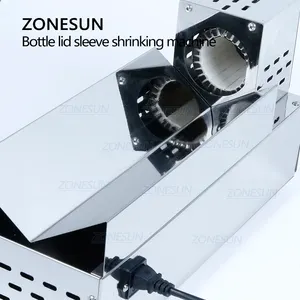ZONESUN เครื่องซีลหดตัวของขวดไวน์,เครื่องซีลหดตัวด้วยความร้อนที่แขนขวด PVC แคปซูล ZS-SX830