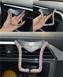 ที่วางโทรศัพท์<span class=keywords><strong>ใน</strong></span>รถยนต์พร้อมที่ยึดโทรศัพท์มือถือในรถยนต์,ที่ยึดโทรศัพท์มือถือหนีบกับช่องระบายอากาศประดับคริสตัล Bing และพลอยเทียมสำหรับ iPhone <span class=keywords><strong>Samsung</strong></span> - Product Image 6