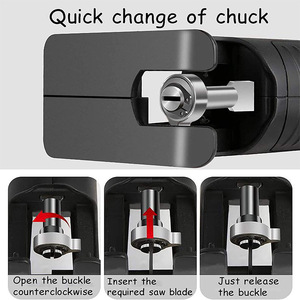 Adaptateur Tête de Conversion pour Perceuse Électrique en Scie Sabre Électrique, pour Découpe Bois et Métal - Product Image 5