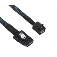 Kabel Mini SAS HD SFF-8087 ke SFF-8643 Kecepatan Tinggi 0.5M untuk Server Komputer