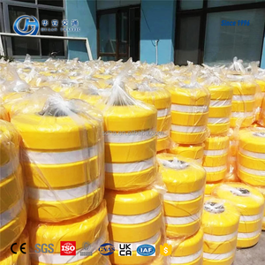 Sicurezza autostradale doppio secchi barriera a rulli Anti-corrosione in plastica facile da montare del traffico barriera di fabbrica prezzo - Product Image 3