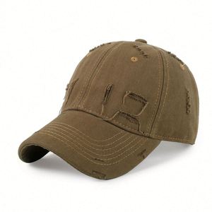 Casquette de baseball unisexe en coton, effet usé, personnalisable, avec logo brodé et boucle réglable, vente en gros - Product Image 4