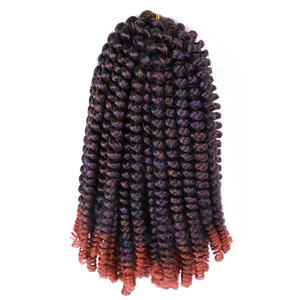 Printemps Afro Twist Tresses Crochet Cheveux Crochet Tressage Extension De Cheveux Attachement Crée Distressed Locs Bomb Passion Twist - Product Image 2