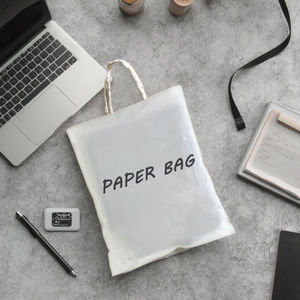 Оптовая продажа, переработанный самоклеящийся герметичный стеклянный бумажный пакет для обуви, носков, одежды и подарков - Product Image 6