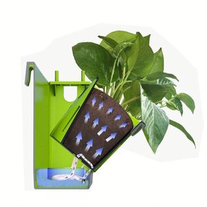 Macetas Apilables de Plástico para Jardín Vertical, Macetas Colgantes de Pared con Funda Interior Autoabsorbente para Restaurantes - Product Image 4