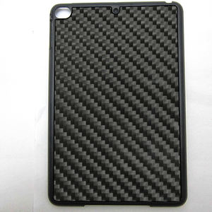 Étui de téléphone en matériau de carbone mat populaire avec housse de protection de téléphone portable rainurée pour <span class=keywords><strong>iPad</strong></span> pro10.5 pouces étui en fibre de carbone pc - Product Image 2