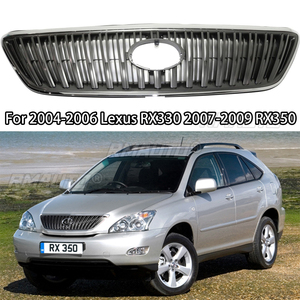 กระจังหน้าพร้อมแผ่นสีเทาสำหรับ Lexus RX330 ปี 2004-2006 และ RX350 ปี 2007-2009  แบบโครเมียม - Product Image 1