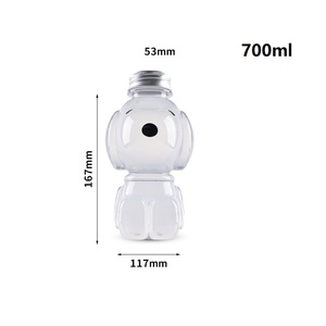 ขวดพลาสติก PET เกรดอาหาร รูปทรง Pubby ขนาด 350/500/700 มล. ขายส่ง ปลอดสาร BPA ป้องกันการรั่วซึม รีไซเคิลได้ 100% สำหรับโซดาและแชมเปญ - Product Image 5