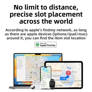 Localizador inteligente GPS resistente al agua para uso acuático, etiquetas de aire de red 4G, dispositivo antipérdida para ancianos, compatible con 'Find My' IP67 de <span class=keywords><strong>Apple</strong></span> - Product Image 2