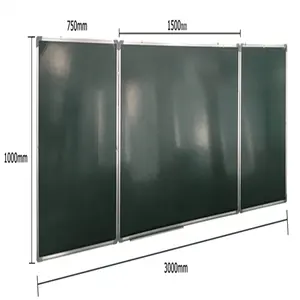 Material Escolar Três Elementos Dobrável Magnético Chalk Board Dupla Face Escrita Green Board