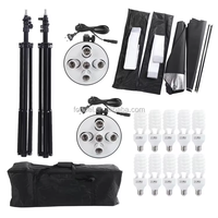 Prix d'usine Forfeel des accessoires de caméra Kit de boîte à lumière OEM de haute qualité 45W Ampoules