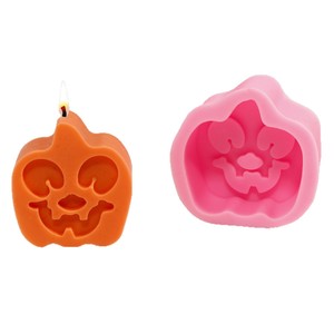 Halloween Pumpkin Candle Mold Diy Baking Soap Cake Mold Customizable Shape White Pink Gray Green Transparent - Product Image 5