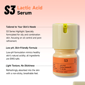 Parlayan cilt güçlendirici <span class=keywords><strong>Serum</strong></span> AHA yüz <span class=keywords><strong>Serum</strong></span> cilt yumuşatma tedavisi parlatıcı laktik asit <span class=keywords><strong>Serum</strong></span> 40ml - Product Image 3