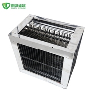 Panneau de précipitateur électrostatique en acier inoxydable 430 personnalisable, moteur de purification d'air industriel, efficacité de 98% pour la cuisine