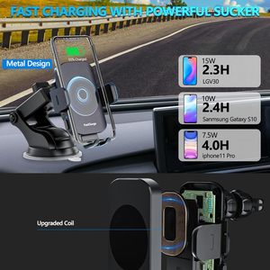 Support de téléphone portable flexible à <span class=keywords><strong>induction</strong></span> automatique portable Aproduct Winner, support de téléphone portable à ventouse, matériau ABS, 4,7-7,2 pouces, voiture - Product Image 3