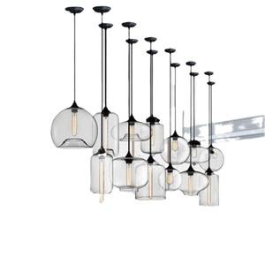 Lámpara de Araña de Vidrio con Diseño de Peceras Pequeñas y Coloridas, Estilo Nórdico, Moderno y Minimalista, para Barra de Bar, Cafetería, Iluminación Creativa - Product Image 5