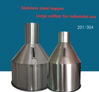 304 trémie conique en acier inoxydable machine de moulage par injection seau de stockage pâte liquide cylindre alimentaire machines trémie