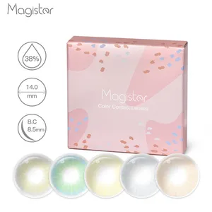 Lentilles de contact colorées Magister Eye soft Lentilles de contact emballage boîte cadeau de luxe vente en gros de lentilles Solotica