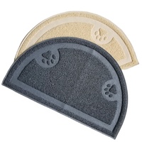 Tapis anti-déchets pour animaux domestiques, en caoutchouc souple, facile à nettoyer, imperméable