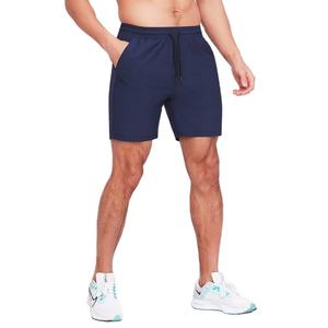 กางเกงขาสั้นออกกำลังกายผู้ชายคุณภาพสูงแบบกำหนดเองจากซัพพลายเออร์ กางเกงวิ่งแห้งเร็ว มีกระเป๋า กางเกงฝึกซ้อม - Product Image 1