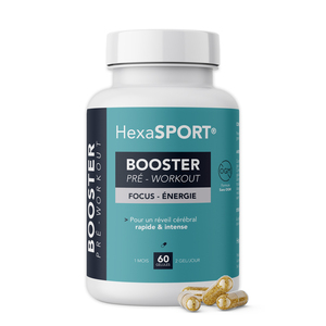 Cápsulas de Extracto Herbal Energético, 60 Unidades, Cafeína, Taurina, Guaraná, Suplemento de 30 Días, Hexa3 - Product Image 1