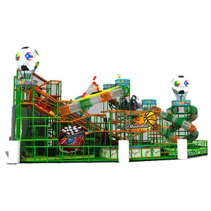 2024 Free Design New Style Sport Theme Park Soft Play Equipment Indoor Playground Maze Commercial Indoor Playground