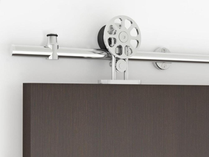 Roulettes amortisseurs robustes en acier inoxydable à fermeture douce, quincaillerie silencieuse pour porte de grange en <span class=keywords><strong>bois</strong></span> - Product Image 5
