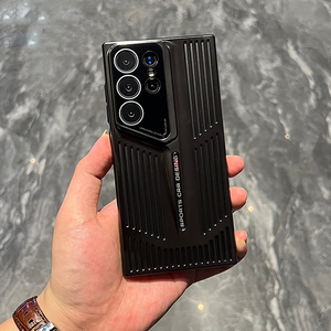 NOUVEAU Étui de téléphone antichoc en couleur unie givrée, dissipant la chaleur, pour <span class=keywords><strong>Samsung</strong></span> S24 Ultra Plus S22 S23 Ultra Plus, coque arrière blindée - Product Image 1