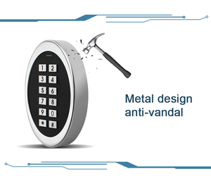 Controllo Accessi K8 Mini con Tastiera Semplice, Supporto Scheda EM 125KHz, Controllo Accessi Mini Autonomo a Singola Entrata - Product Image 3