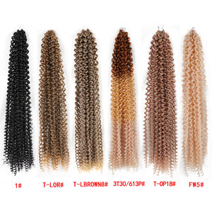 Rebecca Fashion Estensioni per Capelli Intrecciati Water Weaves <span class=keywords><strong>Passion</strong></span> 23 Pollici, Trecce Crochet, Capelli Spring Twist - Product Image 2