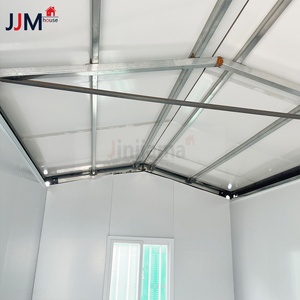 Casa contenitore modulare prefabbricata nera di lusso della fabbrica di JJM con il tetto a falda per gli <span class=keywords><strong>hotel</strong></span> del campo della Guest House o la nuova progettazione della Villa - Product Image 2