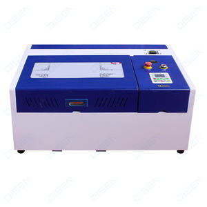Mini 4040 Co2 Laser Cutting Engraving Machine 60W 50W for Wood MDF Stone Rubber Stamp Crystal Engraving <strong>by</strong> Ruida - Product Image 2
