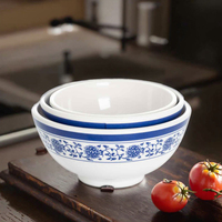Bol de soupe chinoise en mélamine rond de 4.5 pouces, à impression personnalisée, approvisionnement d'usine de Guangzhou