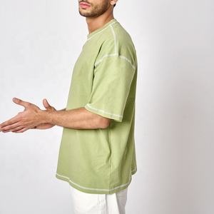 T-shirts pour hommes délavés à l'acide OEM, t-shirts vintage, t-shirts graphiques avec impression personnalisée, t-shirts oversize pour hommes, t-shirts délavés - Product Image 5