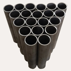 Tuyau en acier au carbone galvanisé à chaud noir sans soudure et soudé pour service de coupe personnalisé de plaque de chaudière - Product Image 1