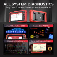 LAUNCH CRP919X Scanner bidirectionnel OBD2 avec écran 7 pouces, outil de diagnostic complet du système et codage de clés pour voitures du monde entier de 1996 à 2022