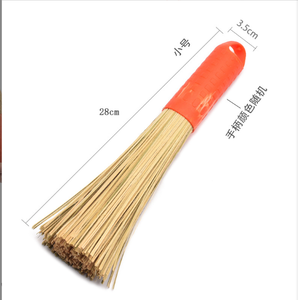 Cepillo de Cocina con Mango de Madera, Cepillo Largo para Lavar Ollas, Cepillo Diagonal de Bambú para Hotel - Product Image 6