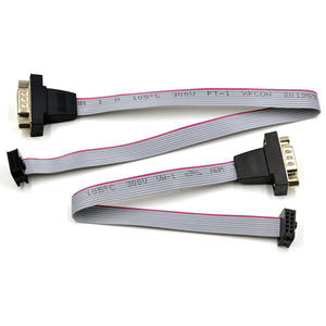 10 pin 2 * 5pin IDC 10way 2.54mm Pitch Pinrex Bump Extension Grey Flat Ribbon Cable 0.635mm - Product Image 3