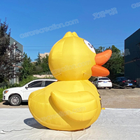 Promotion d'événements 3m mignon publicité personnage de dessin animé gonflable personnalisé modèle de canard jaune gonflable géant