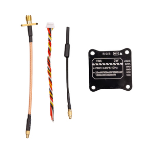 3W 4.9G-6.1G 72CH FPV เครื่องส่งสัญญาณวิดีโอ VTX 25mW-3000mW ปรับกำลังได้พร้อมพัดลมระบายความร้อนสำหรับ RC FPV แข่งโดรน - Product Image 2