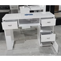 Mesa Manicure – Table de manucure professionnelle moderne en bois pour Salon de beauté, avec rangement et tiroir