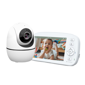 <span class=keywords><strong>Babyphone</strong></span> sans fil avec caméra HD 1080p CMOS 5 pouces, mode VOX, alarme de pleurs de bébé bidirectionnelle, berceuses, 1000 pieds - Product Image 1
