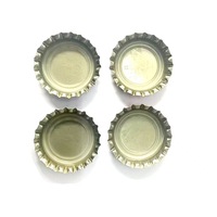 Capsule en fer blanc pour bouteille de bière, compatible avec les capsuleuses manuelles et automatiques