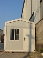 Petite maison préfabriquée en paquet plat maison conteneur préfabriquée avec salle de bain pour la Bulgarie Maroc
