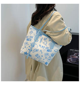 Sac à main imprimé dessin animé pour femmes d'été, version coréenne simple, sac à bandoulière pour la photographie de rue, sac à bandoulière pour étudiants - Product Image 4